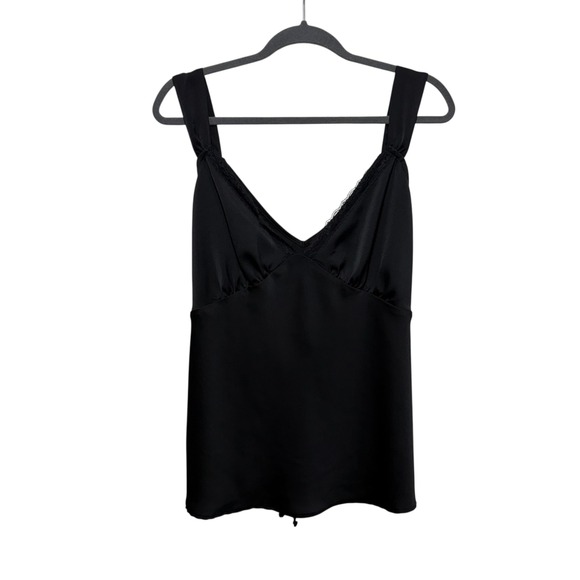 Wild Fable Black Lace Trim V Neck Cami Tank Top XX Large - Picture 2 of 8